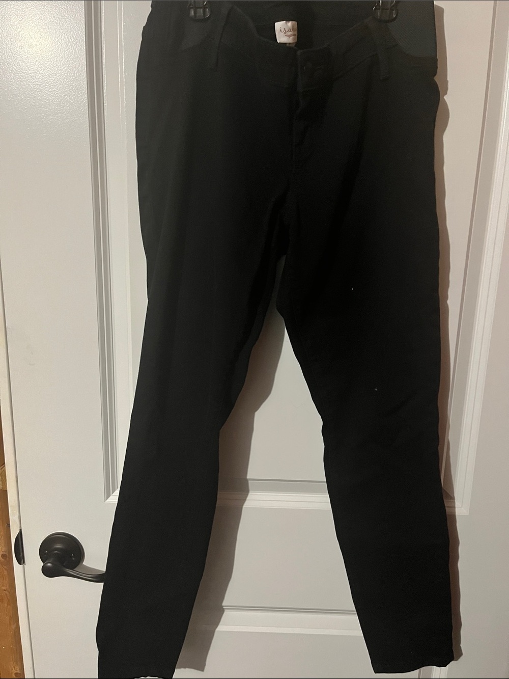 Maternity Black Straight-Leg Pants - Classic Everyday Wear
